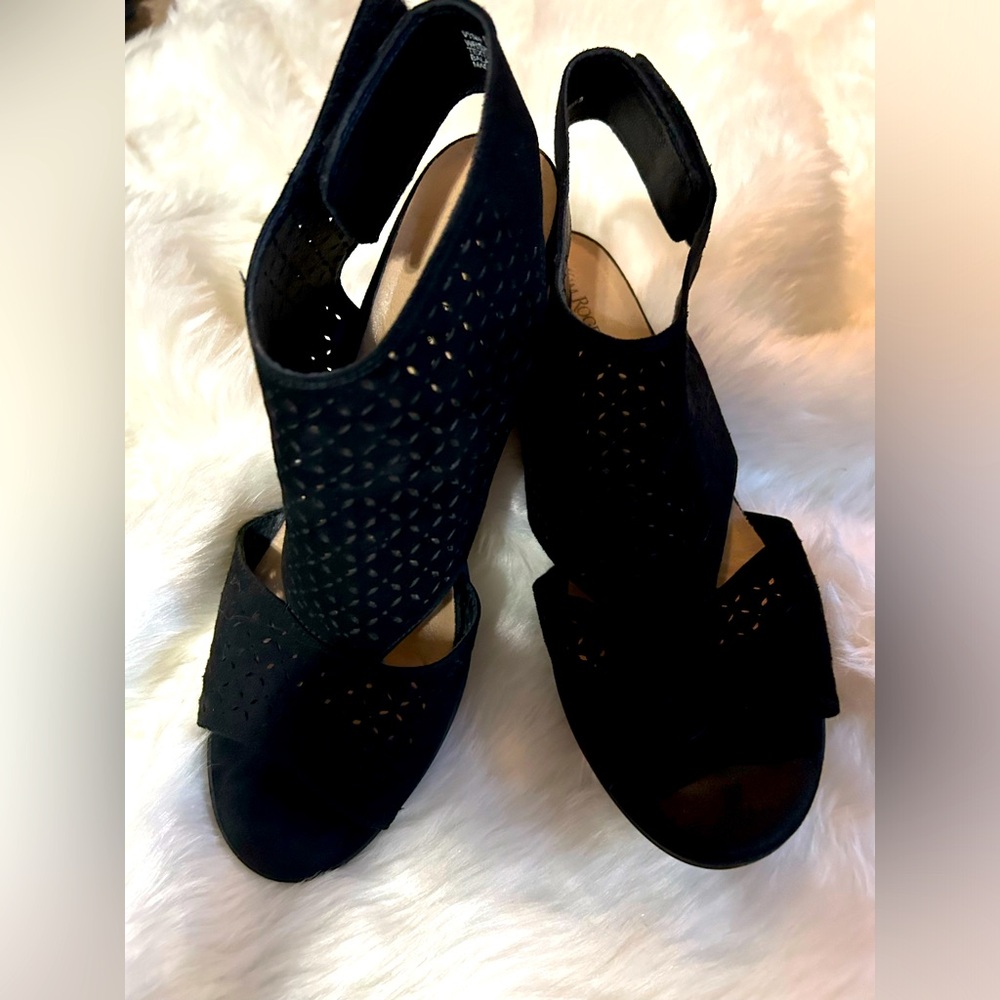 Black, Kim Rogers Clog Sandals